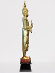 Wood Standing Royal Buddha Statue 77"