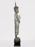 Wood Standing Royal Buddha Statue 65.5"