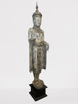 Wood Standing Royal Buddha Statue 65.5"