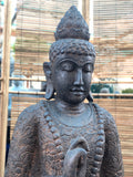 Stone Teaching Buddha Garden Sculpture 43"