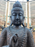 Stone Teaching Buddha Garden Sculpture 43"