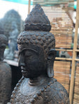 Stone Teaching Buddha Garden Sculpture 43"