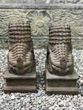 Foo Dog Lion Guardian Statue Pair 10" - Routes Gallery