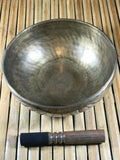 Medicine Buddha Handmade Singing Bowl 10" - Routes Gallery