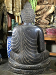 Stone Dyhana Meditation Buddha Statue 36" - Routes Gallery