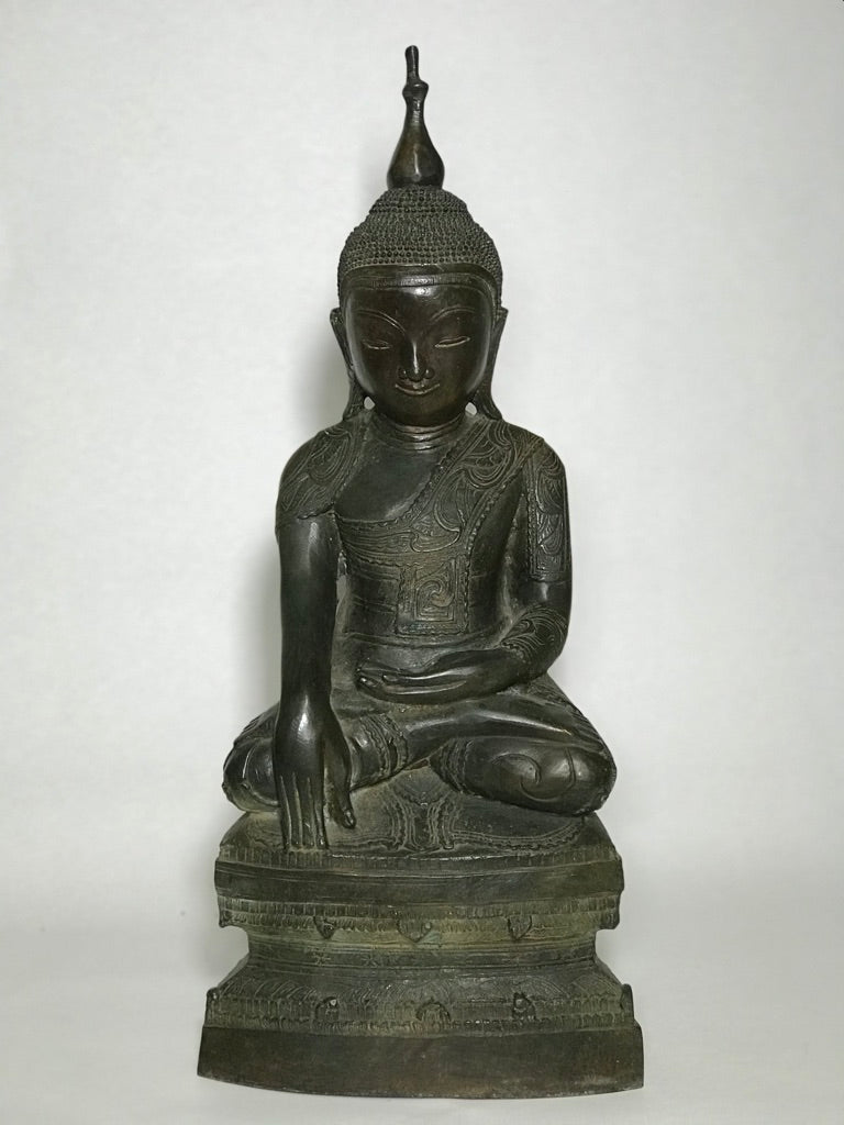Tai-Shan Earth Touching Buddha 23" - Routes Gallery