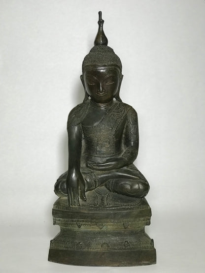 Tai-Shan Earth Touching Buddha 23" - Routes Gallery