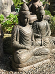 Stone Meditating Garden Buddha Statue 32" - Routes Gallery