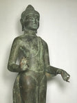 Brass Standing Teaching Buddha Statue 36" - Routes Gallery