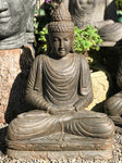 Stone Meditating Garden Buddha Statue 32" - Routes Gallery