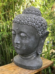 Buddha Head Garden Statue 28" - Routes Gallery