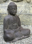 Stone Meditating Kamakura Garden Buddha Statue 22" - Routes Gallery