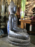 Stone Dyhana Meditation Buddha Statue 36" - Routes Gallery