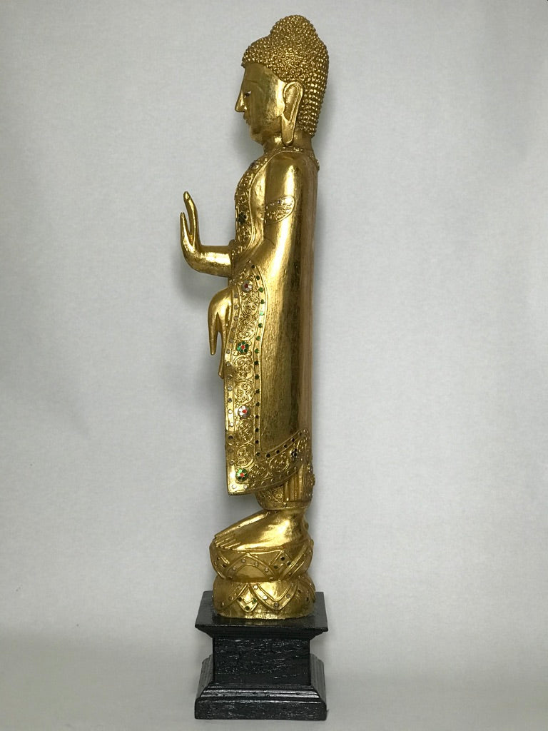 Abhaya and Varada Mudra Buddha Statue 36" - Routes Gallery