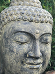 Large Stone Garden Buddha Head 50" - Routes Gallery