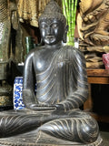 Stone Dyhana Meditation Buddha Statue 36" - Routes Gallery