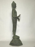 Brass Standing Teaching Buddha Statue 36" - Routes Gallery