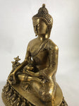 Brass Medicine Buddha Statue 10.5" - Routes Gallery
