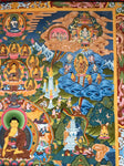 Life of the Buddha Thangka Painting - Routes Gallery