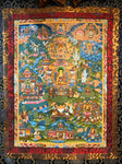 Life of the Buddha Thangka Painting - Routes Gallery