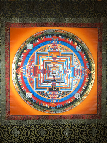 Kalachakra Mandala Thangka Painting - Routes Gallery