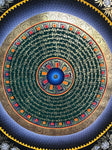 Om Mantra Mandala Thangka - Routes Gallery