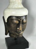 Buddha Head Statue on Stand 15.5" - Routes Gallery