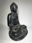 Stone Meditating Garden Buddha 12" - Routes Gallery