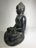 Stone Meditating Garden Buddha 12" - Routes Gallery