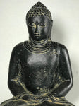 Stone Meditating Garden Buddha 12" - Routes Gallery