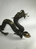 Brass Dragon Statue 24" - Routes Gallery