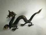 Brass Dragon Statue 24" - Routes Gallery