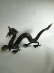 Brass Dragon Statue 24" - Routes Gallery