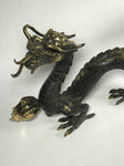 Brass Dragon Statue 24" - Routes Gallery