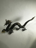 Brass Dragon Statue 24" - Routes Gallery