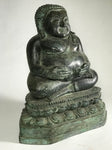 Sangkachai Fat Happy Buddha Statue 12" - Routes Gallery