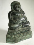 Sangkachai Fat Happy Buddha Statue 12" - Routes Gallery