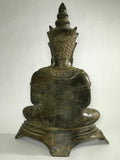 Brass Meditating Royal Ayutthaya Buddha 21" - Routes Gallery