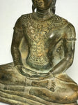 Brass Meditating Royal Ayutthaya Buddha 21" - Routes Gallery