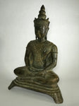 Brass Meditating Royal Ayutthaya Buddha 21" - Routes Gallery