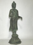 Brass Standing Teaching Buddha Statue 36" - Routes Gallery