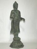 Brass Standing Teaching Buddha Statue 36" - Routes Gallery
