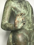 Brass Standing Teaching Buddha Statue 36" - Routes Gallery