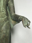 Brass Standing Teaching Buddha Statue 36" - Routes Gallery