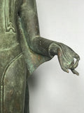 Brass Standing Teaching Buddha Statue 36" - Routes Gallery