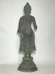 Brass Standing Teaching Buddha Statue 36" - Routes Gallery