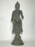 Brass Standing Teaching Buddha Statue 36" - Routes Gallery
