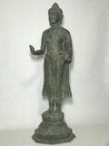 Brass Standing Teaching Buddha Statue 36" - Routes Gallery