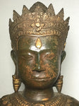 Bronze Earth Witness Angkor Buddha 21" - Routes Gallery