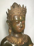 Bronze Earth Witness Angkor Buddha 21" - Routes Gallery